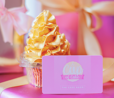 The Cake Room Giftcard; het leukste cadeau in het roze :)