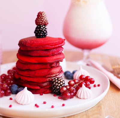 Red Velvet Love Pancakes