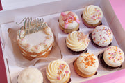 Winter Glow Box ( XS-cake & 8 cupcakes)