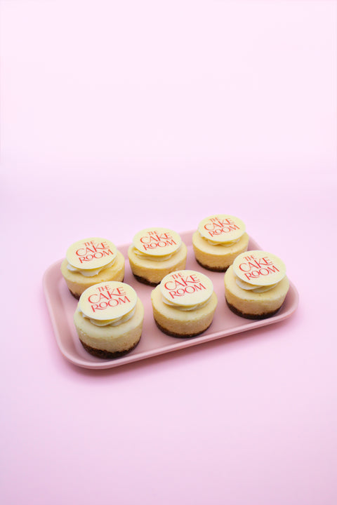 Mini cheesecake met logo