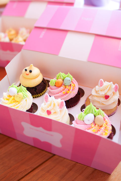 Easter Medium Cupcake Box (6st.)