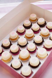 Mini cupcakes met logo/foto (Box 24st.)