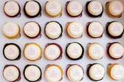 Mini cupcakes met logo/foto (Box 24st.)