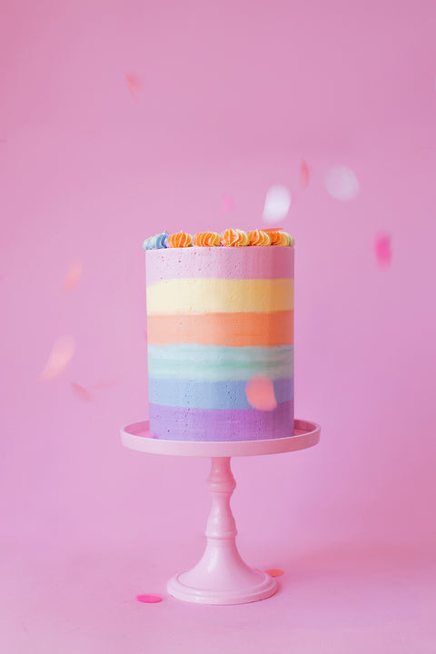 Rainbow Party Cake