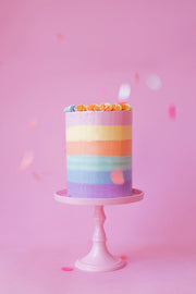 *VEGAN* Rainbow Party Cake
