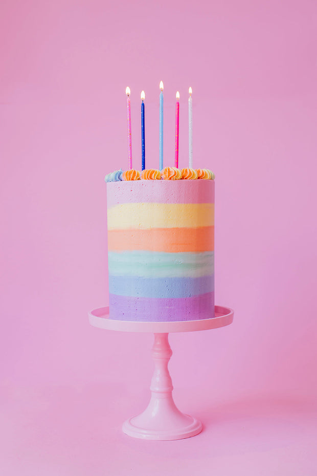 *VEGAN* Rainbow Party Cake